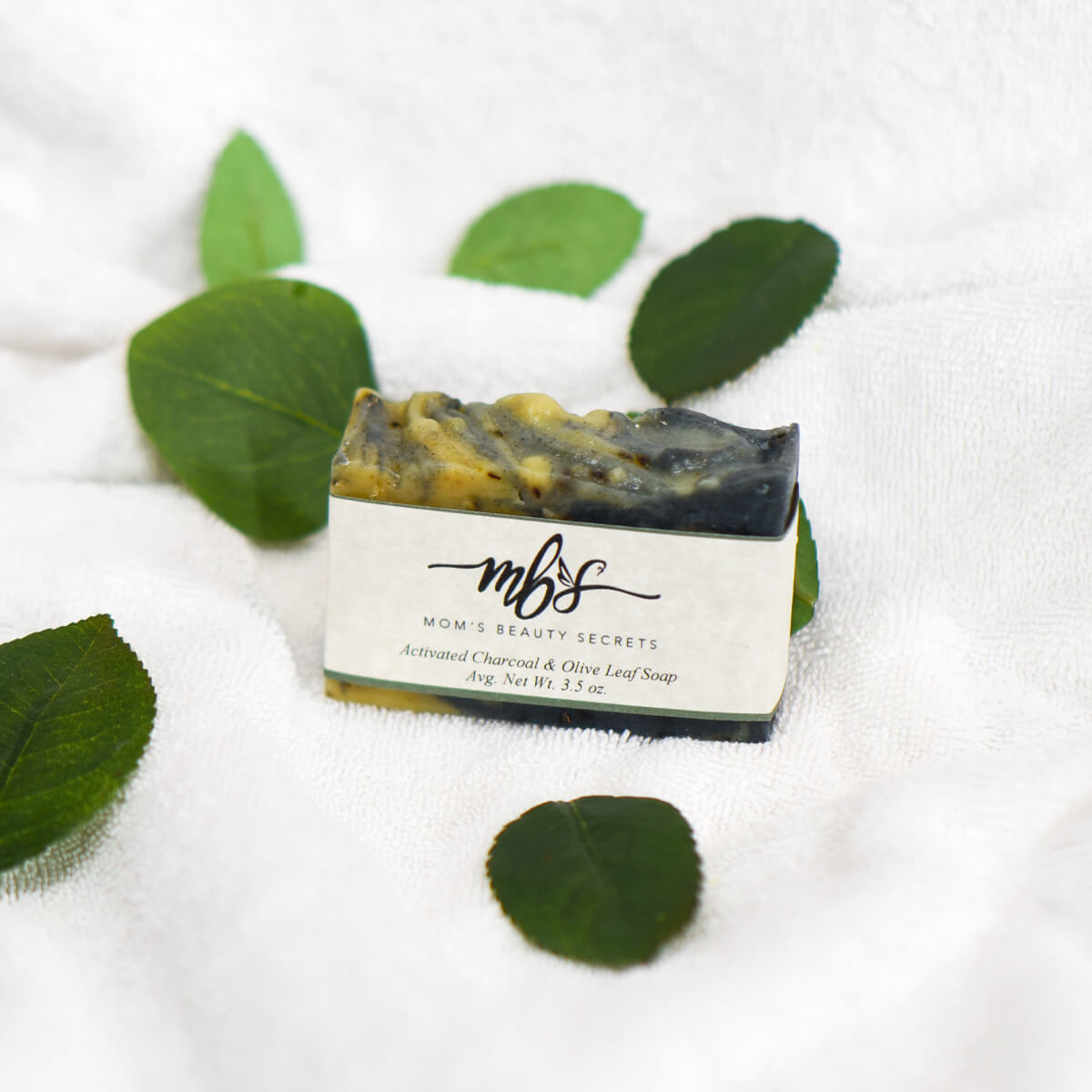 Activated Charcoal & Olive Leaf Soap